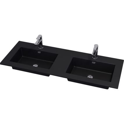 Vannas istabas skapis ar izlietni GRIBSKOV 120 cm brūns/ozols/melns