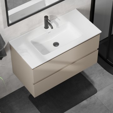Vannas istabas skapis ar izlietni KENWOOD 91 cm marakeša/balts