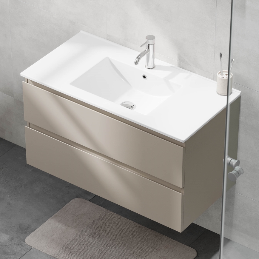 Vannas istabas skapis ar izlietni KENWOOD 91x50x45 cm Marakeša