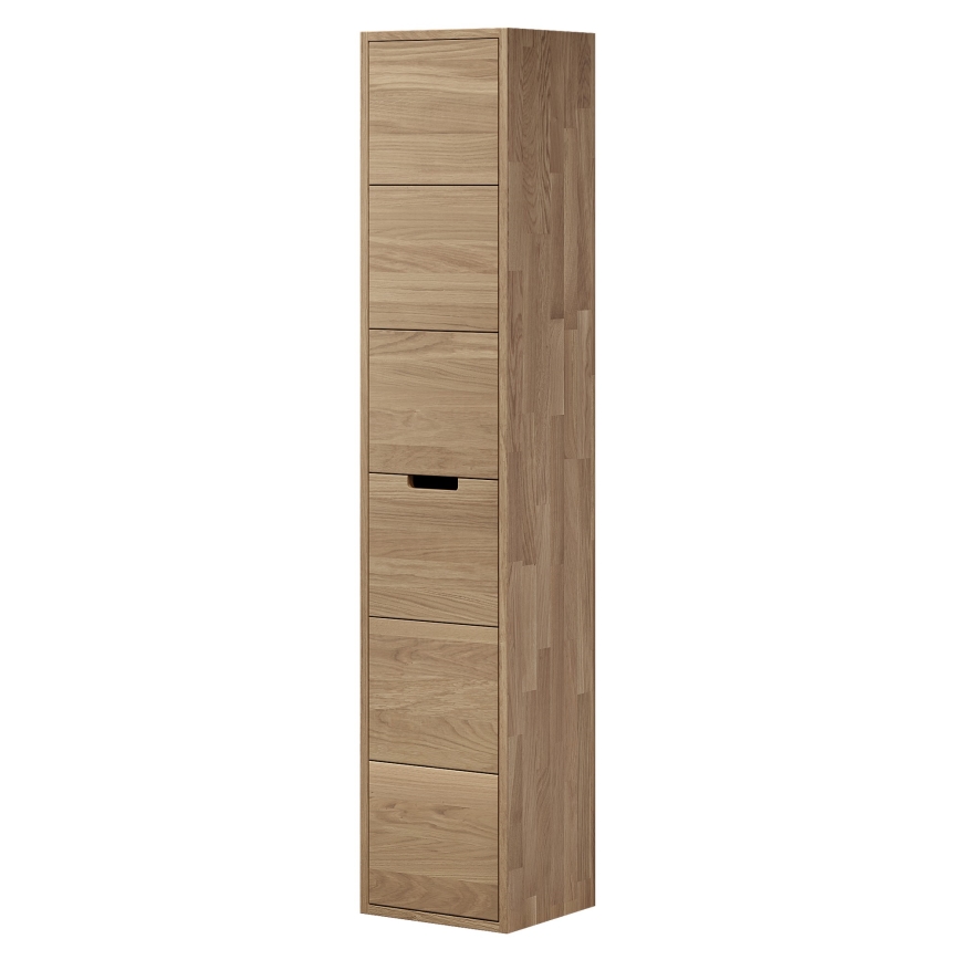Vannas istabas skapis GRIBSKOV 175 cm, bēšs/ozols