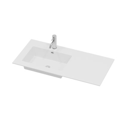 Vannas istabas skapītis ar izlietni HELSINKI 95 cm kreisais/balts