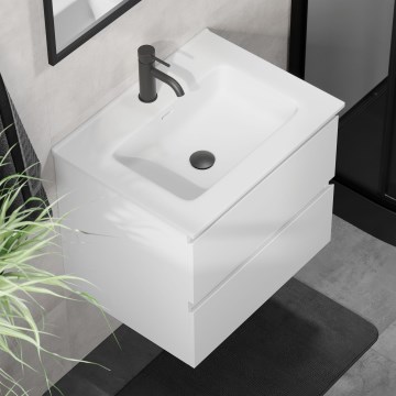 Vannas istabas skapītis ar izlietni KENWOOD 61x52x47 cm balts
