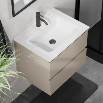 Vannas istabas skapītis ar izlietni KENWOOD 61x52x47 cm Marakeša/balts