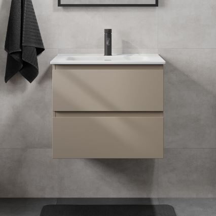 Vannas istabas skapītis ar izlietni KENWOOD 61x52x47 cm Marakeša/balts