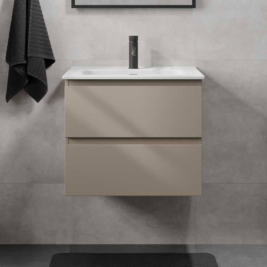 Vannas istabas skapītis ar izlietni KENWOOD 61x52x47 cm Marakeša/balts