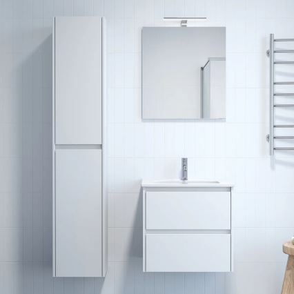 Vannas istabas skapītis ar izlietni LYKE 60 cm balts