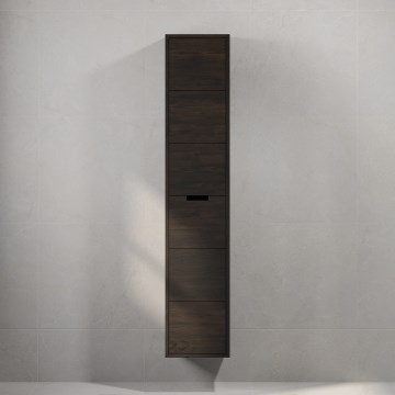 Vannas istabas skapītis GRIBSKOV 175 cm brūns/ozols