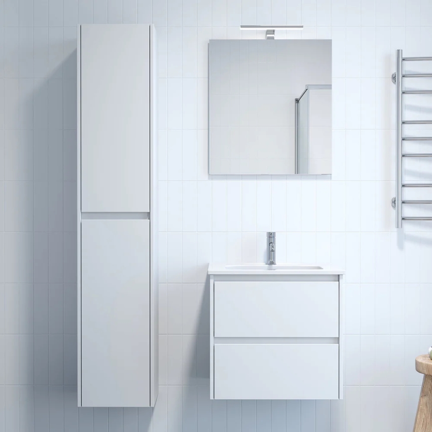 Vannas istabas skapītis MOLDE 35x174x32 cm balts