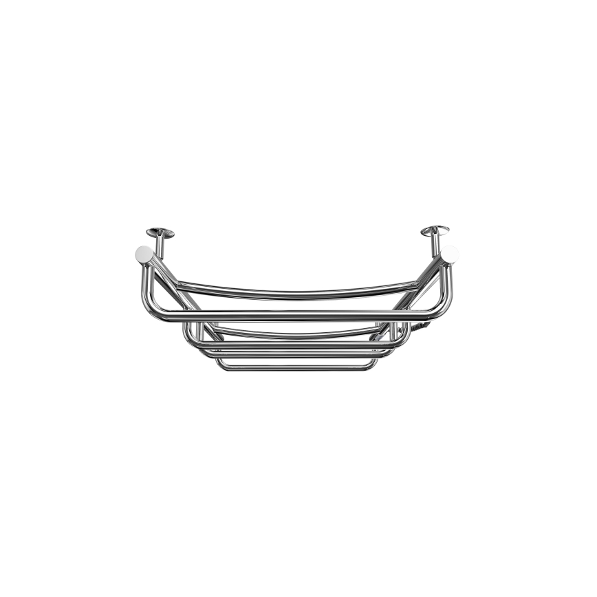 Vannas istabas žeburveida radiators LUX 105W/230V 81x52 cm nerūsējošais tērauds/spīdīgs hroms labais