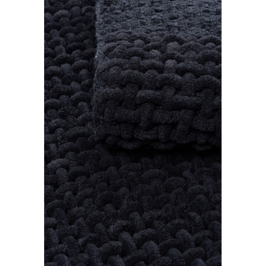 Vannas paklājiņš BELWEDER 60x100 cm melns