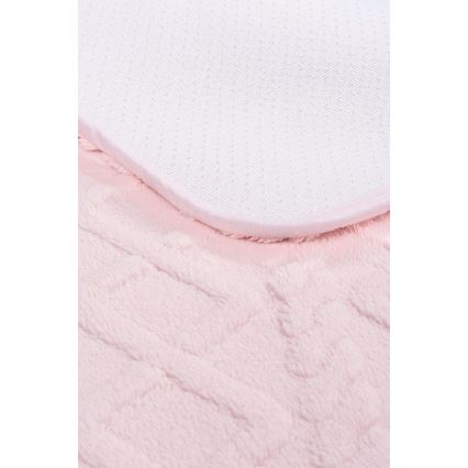 Vannas paklājiņš NEW STYLE 3D 60x90 cm rozā