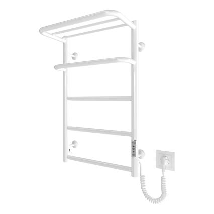 Vannasistabas dvieļu žāvētājs HOTEL 75W/230V 66x42 cm, nerūsējošais tērauds/balts, labais