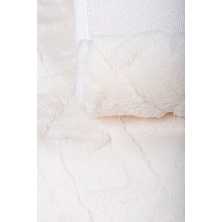 Vannasistabas paklājs NEW STYLE 3D 60x90 cm krēmkrāsains