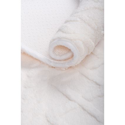 Vannasistabas paklājs NEW STYLE 3D 60x90 cm krēmkrāsains