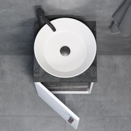 Vannasistabas skapītis ar izlietni TAARNHOLM, balts