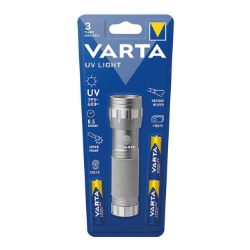 Varta 15638101421 - LED Lukturis UV LIGHT UV/3xAAA