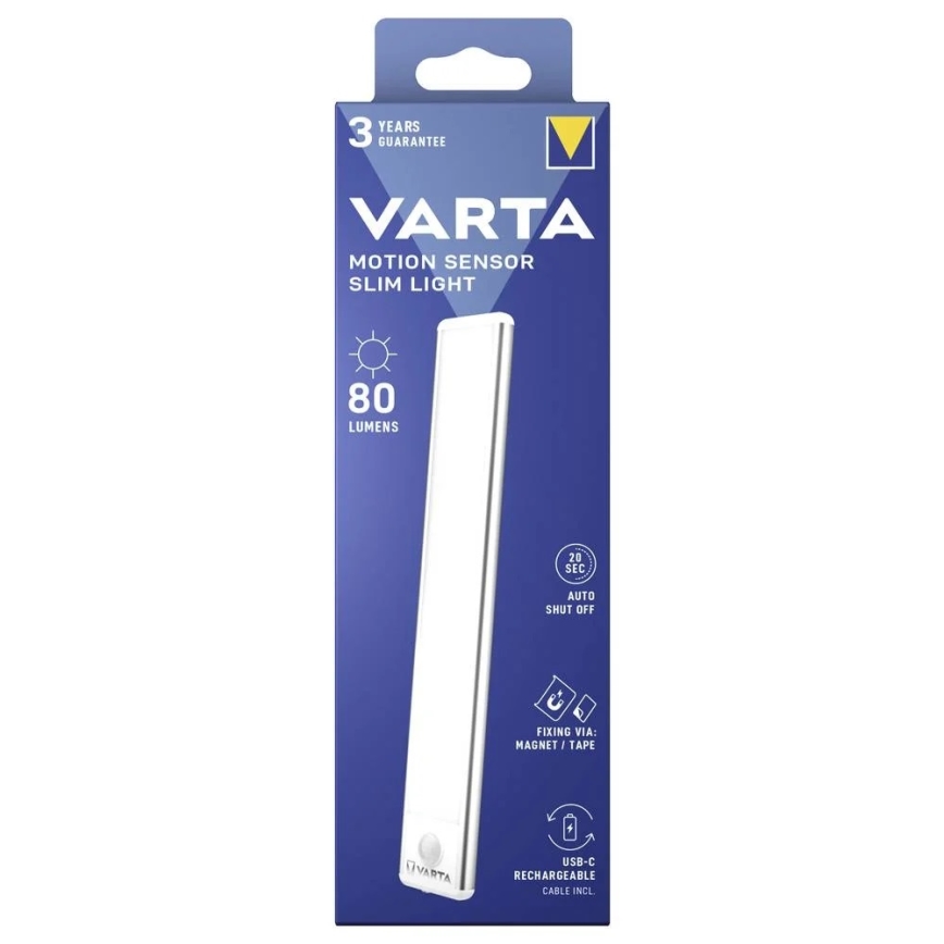 Varta 17624101111 - LED uzlādējams mēbeļu apgaismojums ar kustības sensoru LED/5V
