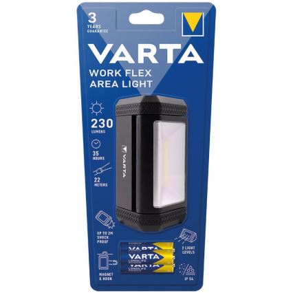 Varta 17648101421 - LED Pārnēsājams lukturītis WORK FLEX AREA LIGHT LED/3xAA IP54