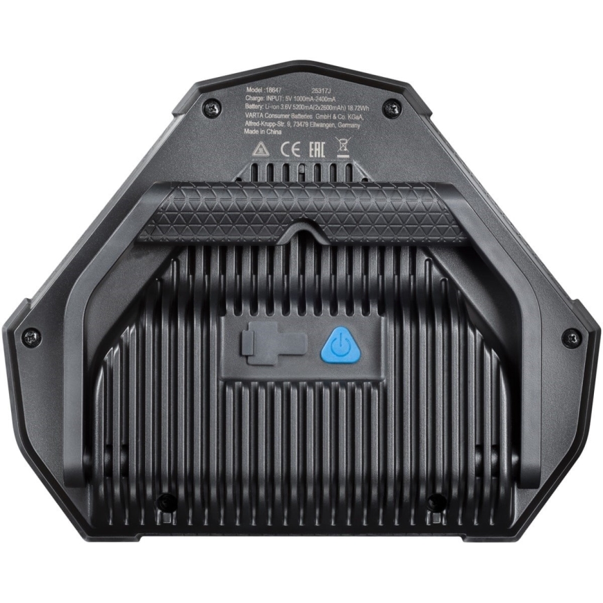 Varta 18647101401 - LED Pārnēsājams lukturītis WORK FLEX LED/12W/5V 5200mAh IP54