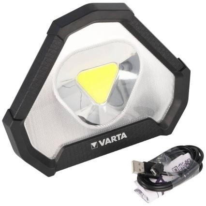 Varta 18647101401 - LED Pārnēsājams lukturītis WORK FLEX LED/12W/5V 5200mAh IP54