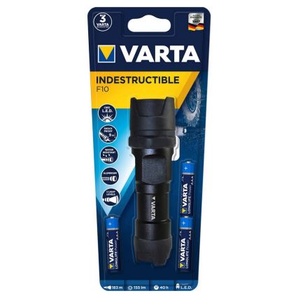 Varta 18700 - LED Lukturis INDESTRUCTIBLE F10 LED/1W/3xAAA