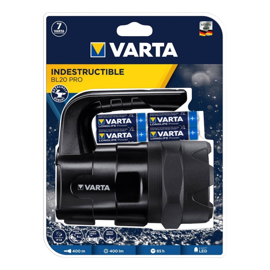 Varta 18751 - LED Lukturis LED/6W/6xAA IP54