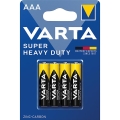 Varta 2003 - 4 gab. cinka-oglekļa baterijas SUPER HEAVY DUTY AAA 1,5 V