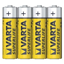 Varta 2006 - 4 gab Cinka-karbona baterija SUPERLIFE AA 1,5V