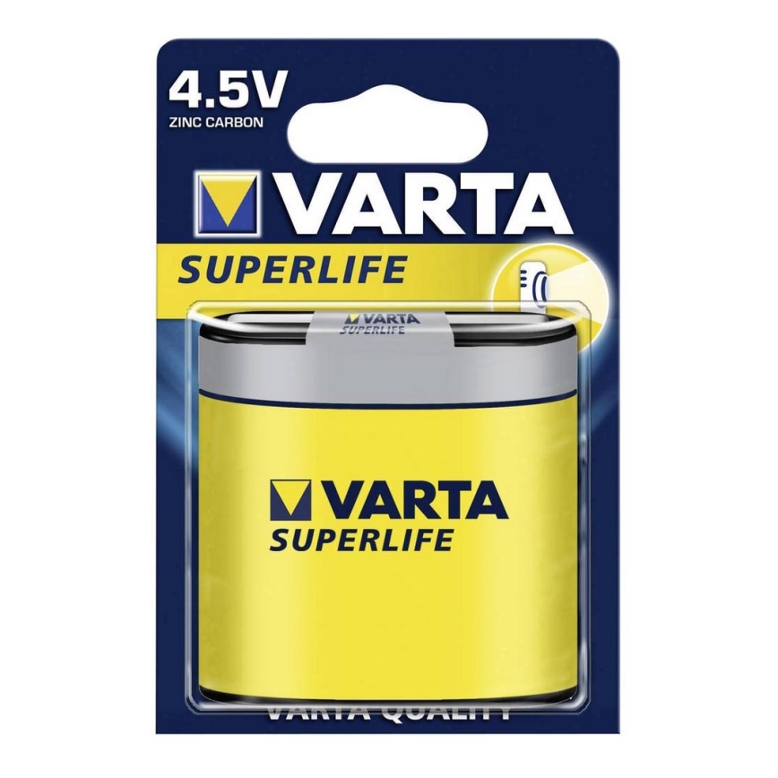 Varta 2012 - 1 gb Cinka-karbona baterija SUPERLIFE 4,5V