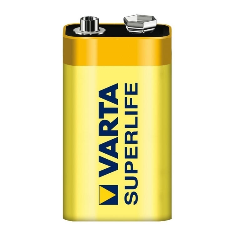 Varta 2022 - 1 gb Cinka-karbona baterija SUPERLIFE 9V