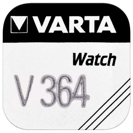 Varta 3641 - 1 gb Sudraba-oksīda pogas tipa šūnas baterija. V364 1,5V