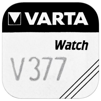 Varta 3771 - 1 gb Sudraba-oksīda pogas tipa šūnas baterija V377 1,5V