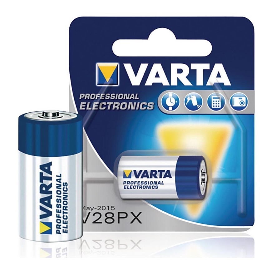 Varta 4028101401 - 1 gab Sudraba oksīda baterija ELECTRONICS V28PX/4SR44 6,2V