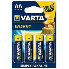 Varta 4106 - 4 gab Alkaline baterija  ENERGY AA 1,5V