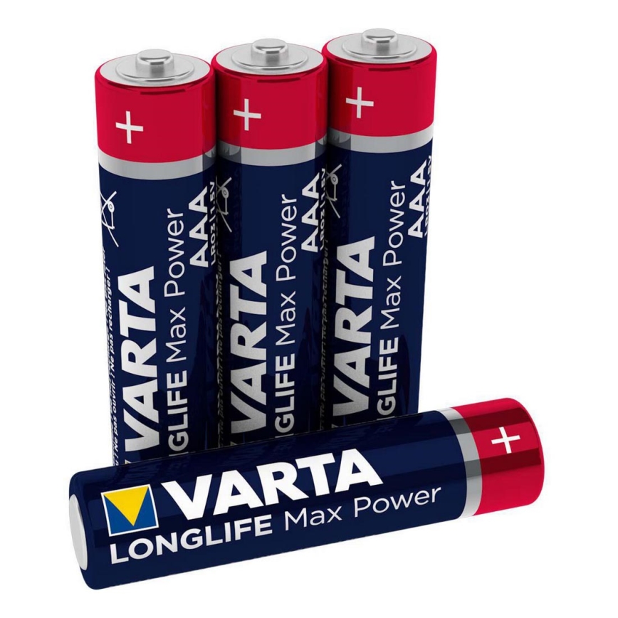 Varta 4703101404 - 4 gab Sēra baterijas LONGLIFE AAA 1,5V