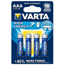 Varta 4903 - 4 gab Alkaline baterija HIGH ENERGY AAA 1,5V