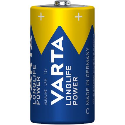 Varta 4914121422 - 2 gab. Alkaliskās baterijas LONGLIFE POWER LR14/C 1,5V