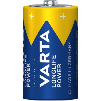Varta 4920121422 - 2 gab. Sārmaina baterija LONGLIFE POWER LR20/D 1,5V