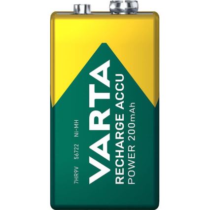 Varta 56722101401 - 1 gab. Uzlādējama ACCU Ni-MH baterija, 200 mAh, 9 V
