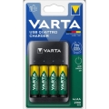 Varta 57652101451 - Baterijas lādētājs 4xAA/AAA 2100mAh 5V
