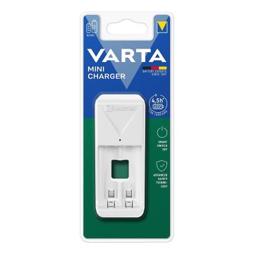 Varta 57656101401 - Bateriju lādētājs 2xAA/AAA 230V