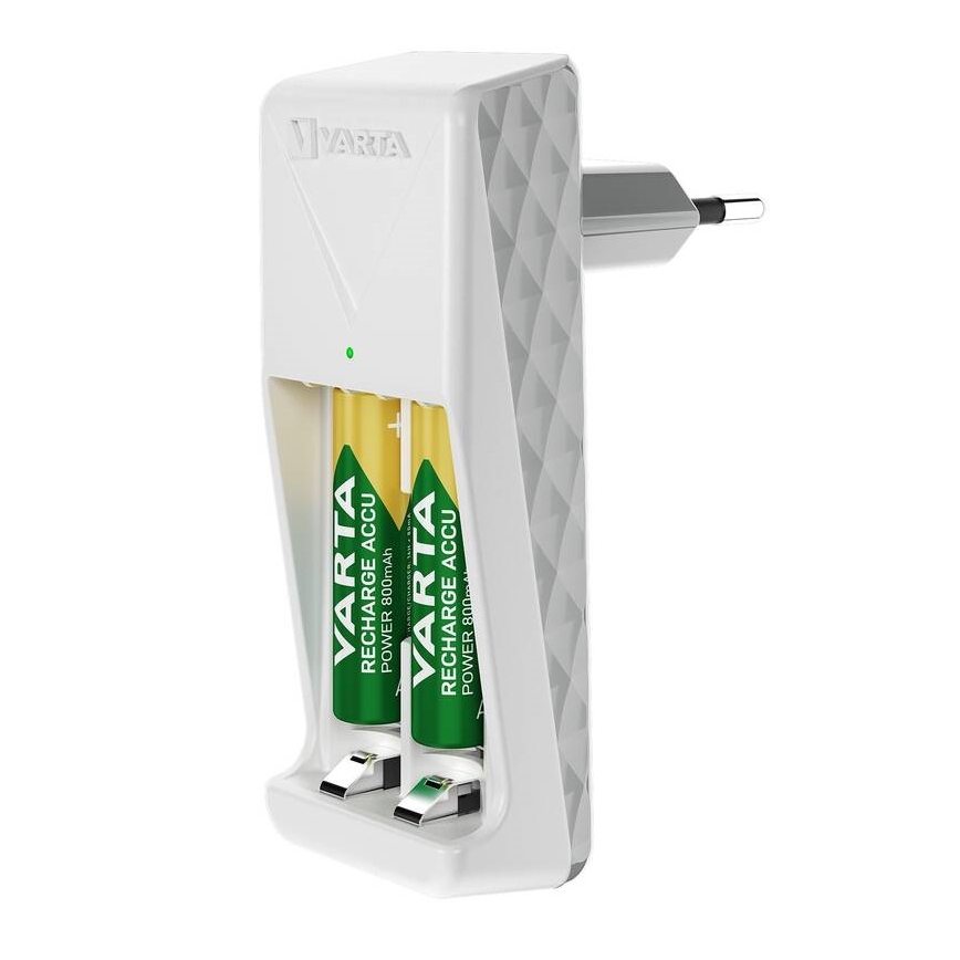 Varta 57656101451 - Bateriju lādētājs 2xAA/AAA 2100 mAh 230V