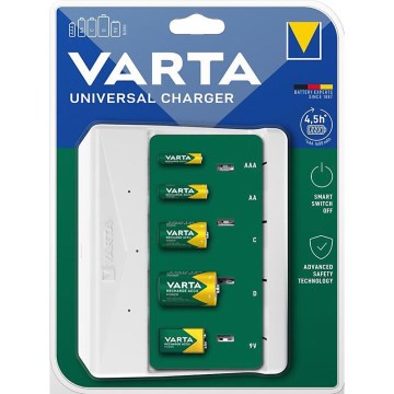 Varta 57658101401 - Akumulatoru lādētājs AA/AAA/C/D/5V
