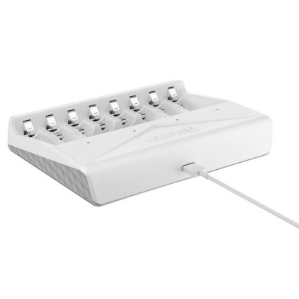 Varta 57659101401 - Bateriju lādētājs 8xAA/AAA 5V