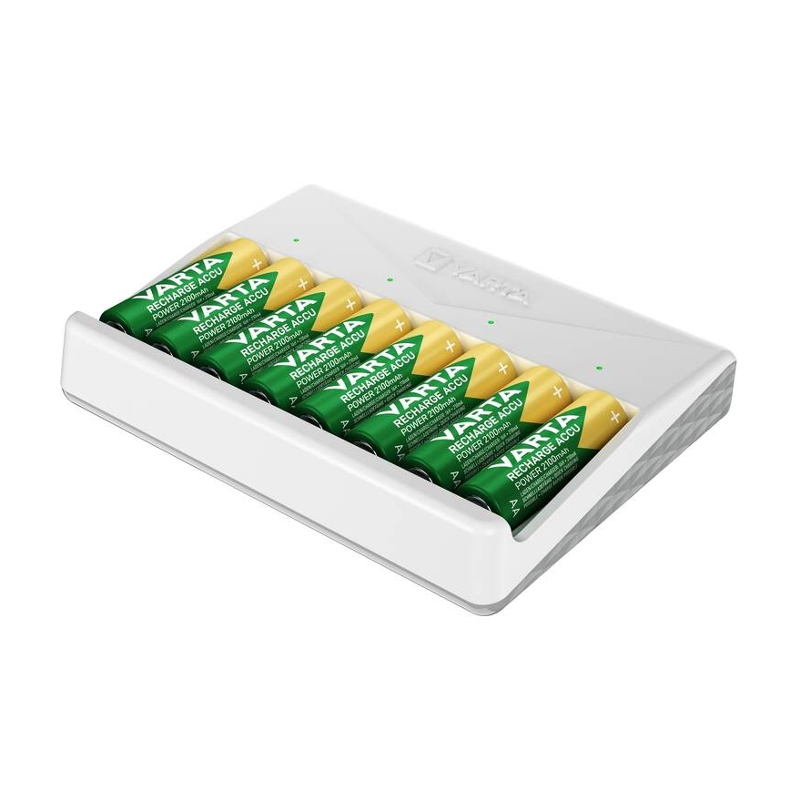 Varta 57659101401 - Bateriju lādētājs 8xAA/AAA 5V
