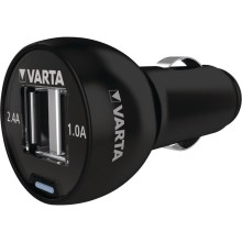 VARTA 57931 - Automašīnas lādētāja adapteris USB 12V