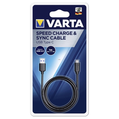 Varta 57944101401 - USB Vads SPEED CHARGE USB C 1 m