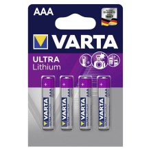 Varta 6103301404 - 4 gab Lititija pogas baterija ULTRA AAA 1,5V