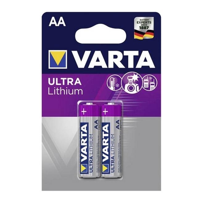 Varta 6106 - 2 gab litija baterija ULTRA AA 1,5V