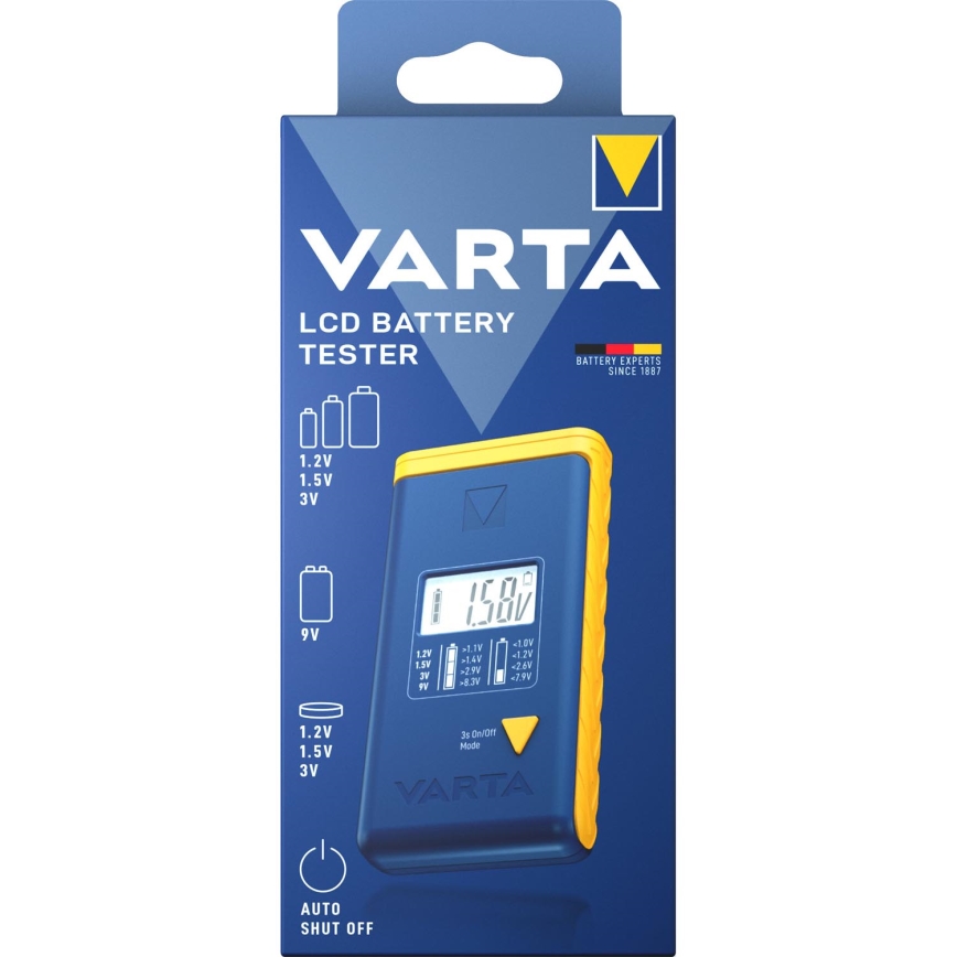 Varta 893101111 - Bateriju testeris 3V 2xLR44